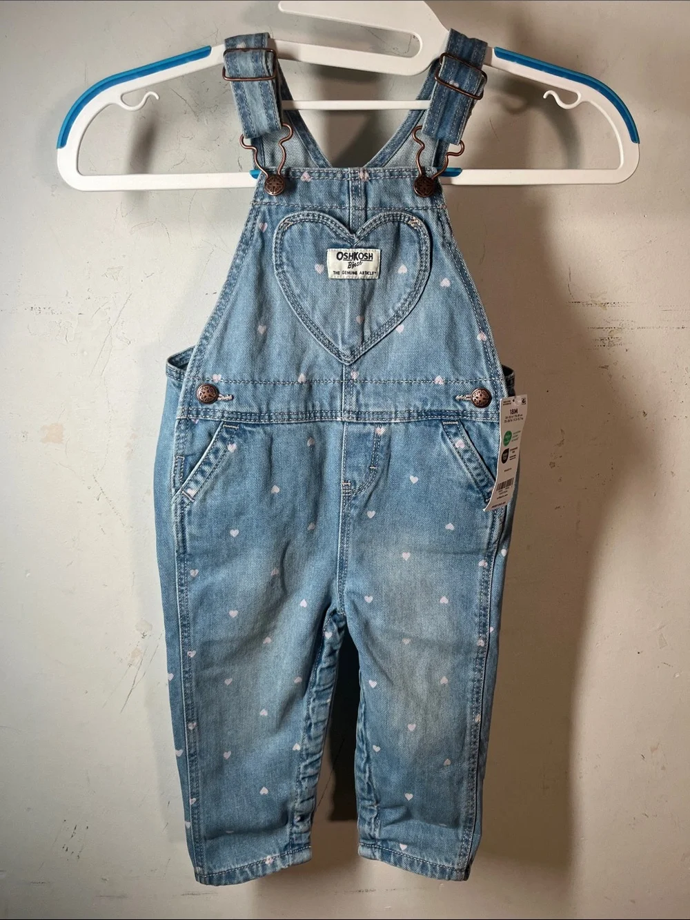 Oshkosh Denim Overalls Toddler 🩷